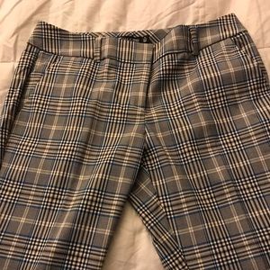 NWOT - Brand new NY&Co straight leg plaid slacks.